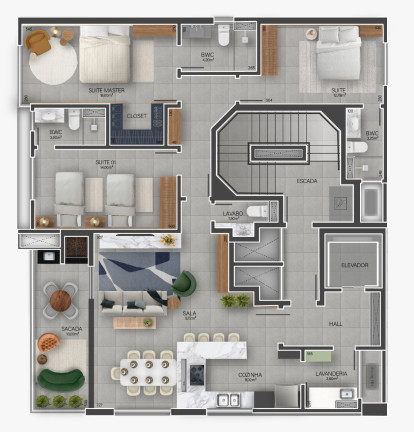 Imagem Apartamento com 3 Quartos à Venda, 140 m²em Itacolomi - Balneário Piçarras Imagem Apartamento com 3 Quartos à Venda, 140 m²em Itacolomi - Balneário Piçarras