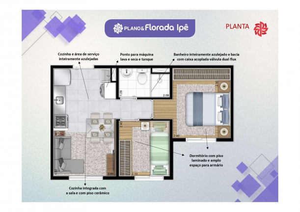 Imagem Apartamento com 2 Quartos à Venda, 32 m² em Parque Munhoz - São Paulo