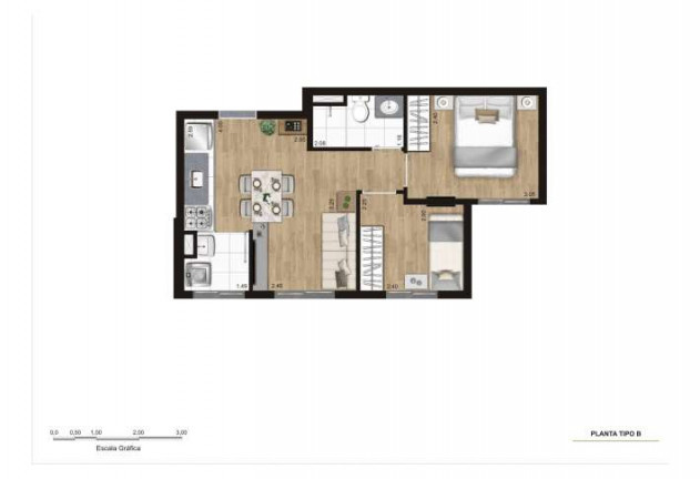 Imagem Apartamento com 2 Quartos à Venda, 36 m² em Vila Albertina - São Paulo