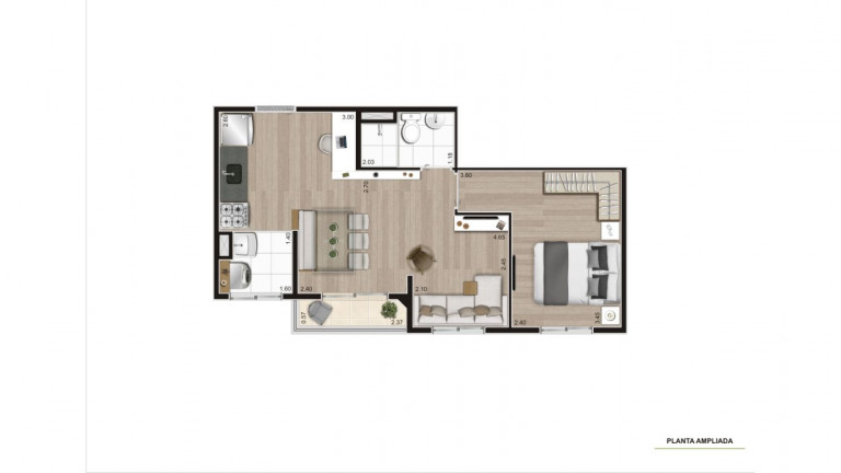 Imagem Apartamento com 2 Quartos à Venda, 37 m² em Jardim Planalto - São Paulo