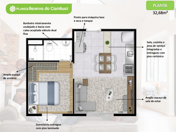 Imagem Apartamento com 1 Quarto à Venda, 26 m² em Cambuci - São Paulo