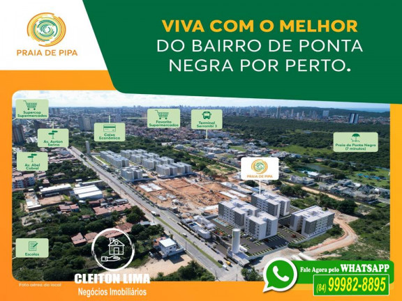 Imagem Apartamento com 2 Quartos à Venda, 42 m² em Nova Parnamirim - Parnamirim