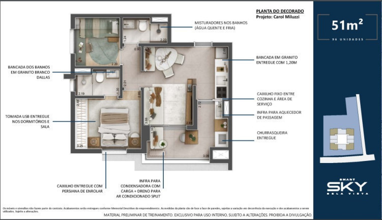 Imagem Apartamento com 2 Quartos à Venda,  em Vila Osasco - Osasco