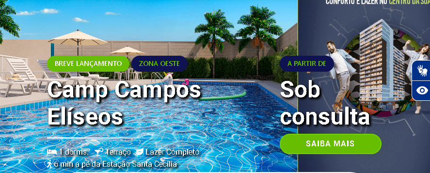 Imagem Apartamento com 2 Quartos à Venda, 44 m²em Campos Elíseos - São Paulo Imagem Apartamento com 2 Quartos à Venda, 44 m²em Campos Elíseos - São Paulo
