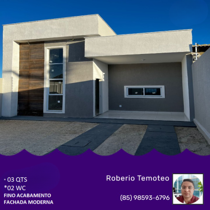 Imagem Casa com 3 Quartos à Venda, 100 m² em Siqueira - Fortaleza Imagem Casa com 3 Quartos à Venda, 100 m² em Siqueira - Fortaleza