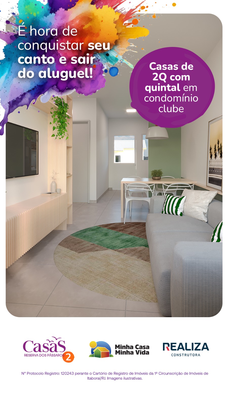 Imagem Casa de Condomínio com 2 Quartos à Venda, 150 m²em Caluge - Itaboraí Imagem Casa de Condomínio com 2 Quartos à Venda, 150 m²em Caluge - Itaboraí