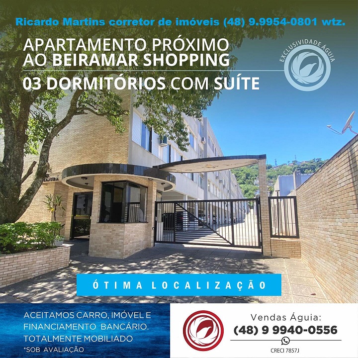 Apartamento com 3 Quartos à Venda, 65 m² em Centro - Florianópolis