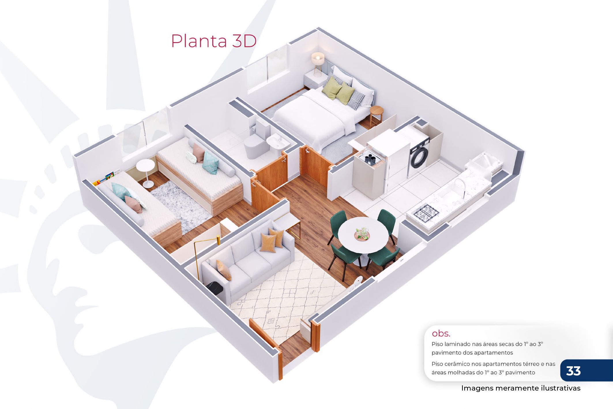 Imagem Apartamento com 2 Quartos à Venda, 43 m²em Parque Residencial Cândido Portinari - Ribeirão Preto