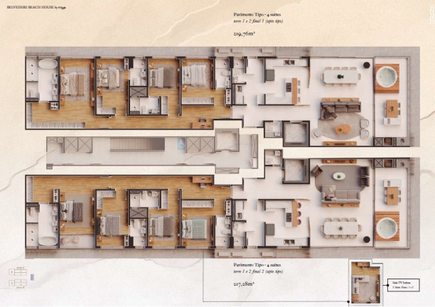 Imagem Apartamento com 4 Quartos à Venda, 217 m² em Centro - Balneário Piçarras