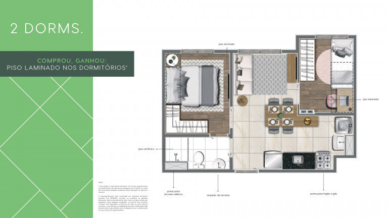 Imagem Apartamento com 2 Quartos à Venda, em Pirituba - São Paulo Imagem Apartamento com 2 Quartos à Venda, em Pirituba - São Paulo