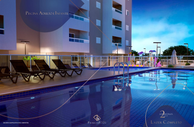 Imagem Apartamento com 2 Quartos à Venda, 65 m² em Guilhermina - Praia Grande