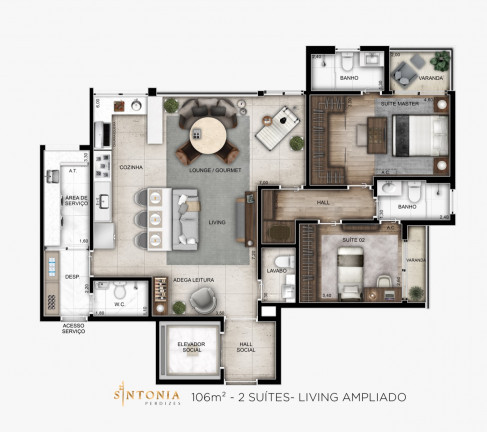 Imagem Apartamento com 3 Quartos à Venda, 106 m² em Perdizes - São Paulo Imagem Apartamento com 3 Quartos à Venda, 106 m² em Perdizes - São Paulo