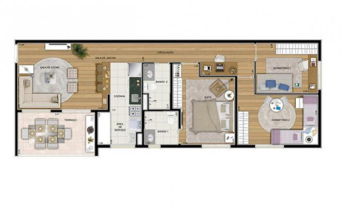 Imagem Apartamento com 3 Quartos à Venda, 78 m² em Novo Osasco - Osasco