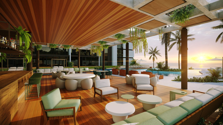 Imagem Apartamento com 1 Quarto à Venda, 30 m² em Praia Muro Alto - Ipojuca
