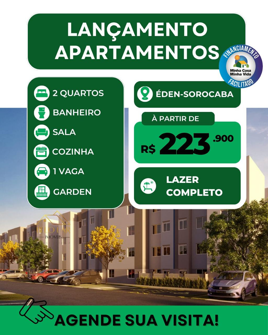 Apartamento com 2 Quartos à Venda, 41 m² em Éden - Sorocaba