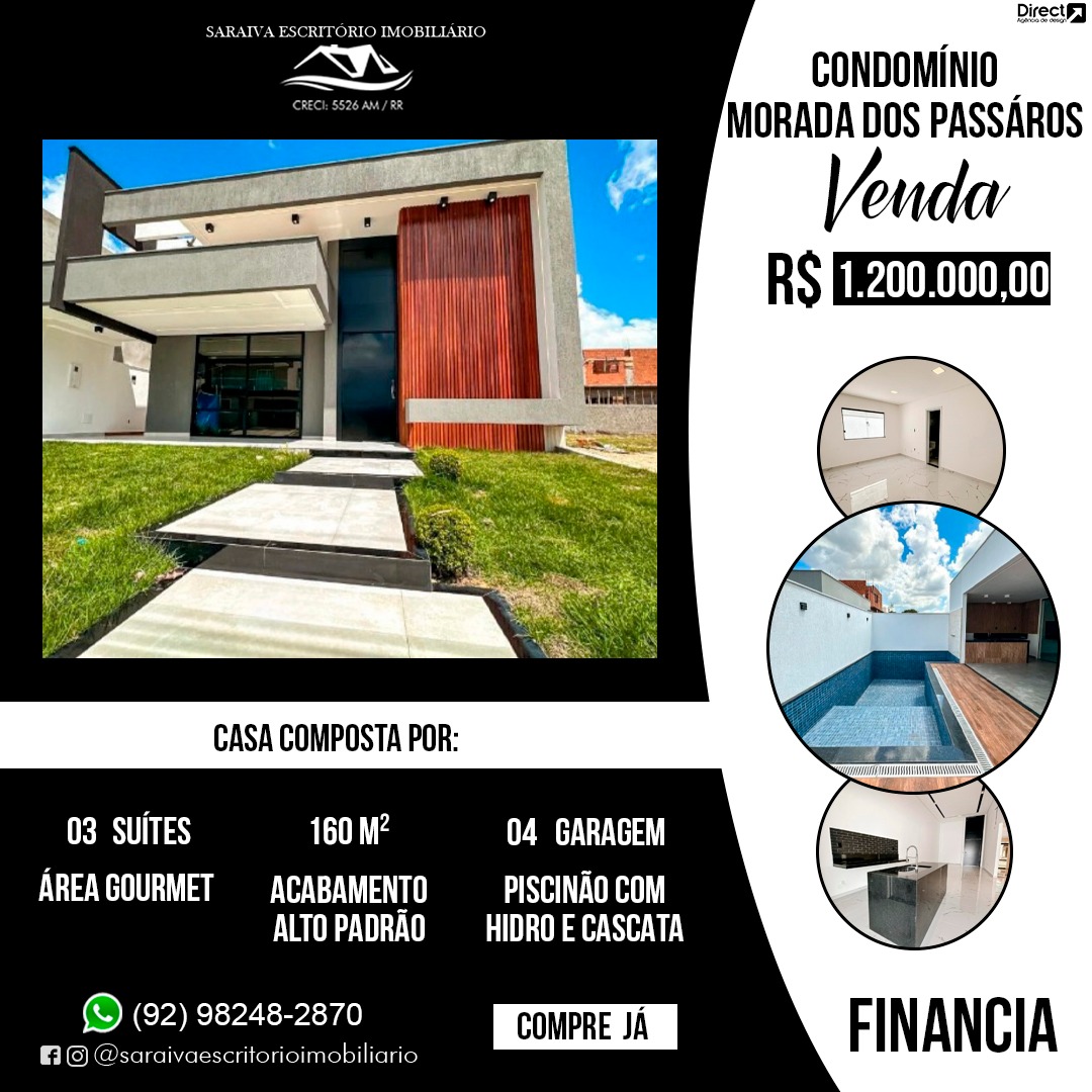 Casa com 3 Quartos à Venda, 160 m²em Ponta Negra - Manaus