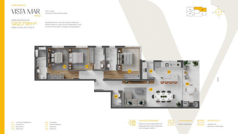 Imagem Apartamento com 3 Quartos à Venda,  em Praia da Armação do Itapocoroy - Penha
