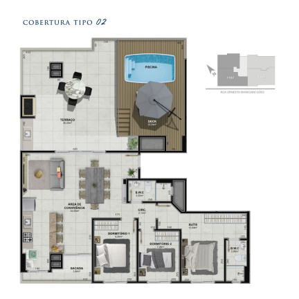 Imagem Apartamento com 3 Quartos à Venda, 78 m² em Próspera - Criciúma Imagem Apartamento com 3 Quartos à Venda, 78 m² em Próspera - Criciúma