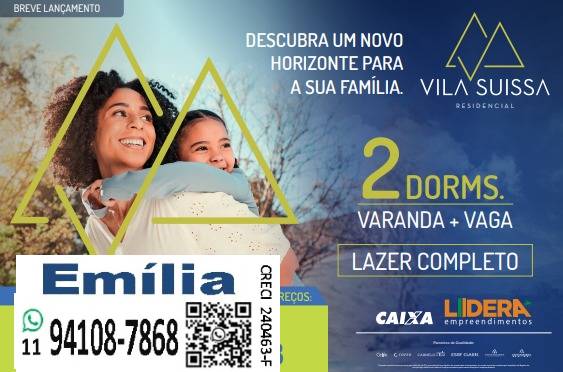 Apartamento com 2 Quartos à Venda, 44 m²em Vila Suissa - Mogi das Cruzes