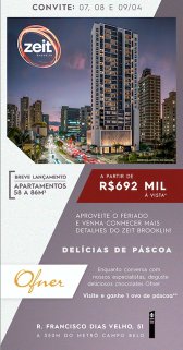 Studio à Venda, 29 m²em Vila Cordeiro - São Paulo