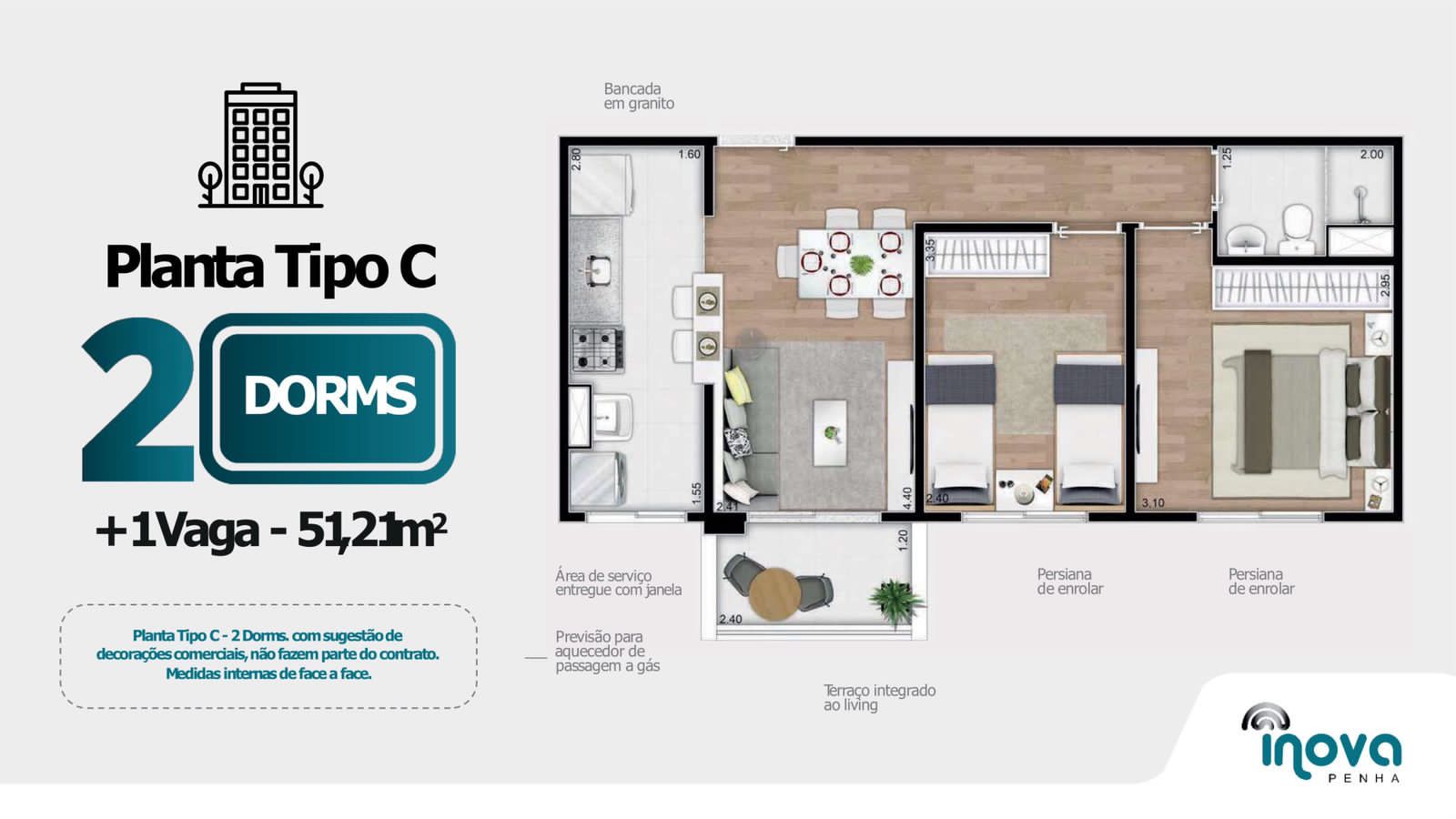 Imagem Apartamento com 2 Quartos à Venda, 48 m²em Penha de França - São Paulo