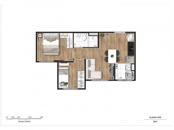 Imagem Apartamento com 2 Quartos à Venda, 37 m² em Cidade Satélite Santa Bárbara - São Paulo Imagem Apartamento com 2 Quartos à Venda, 37 m² em Cidade Satélite Santa Bárbara - São Paulo
