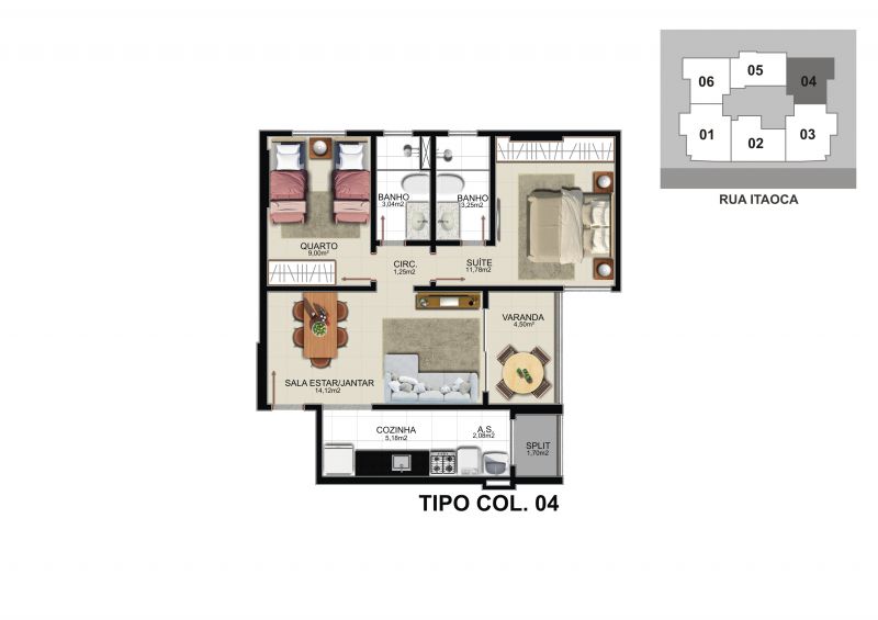 Imagem Apartamento com 2 Quartos à Venda, 73 m² em Coqueiral de Itaparica - Vila Velha Imagem Apartamento com 2 Quartos à Venda, 73 m² em Coqueiral de Itaparica - Vila Velha