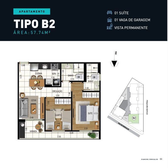 Imagem Apartamento com 2 Quartos à Venda, 57 m² em São Mateus - Juiz de Fora Imagem Apartamento com 2 Quartos à Venda, 57 m² em São Mateus - Juiz de Fora