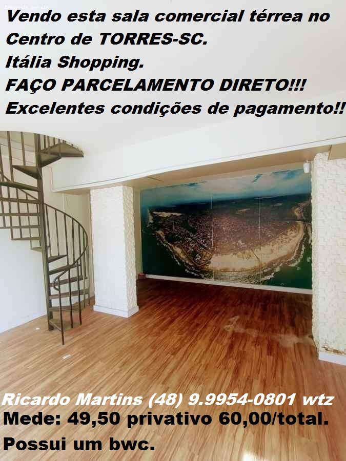 Imagem Sala Comercial à Venda, 45 m²em Centro - Torres Imagem Sala Comercial à Venda, 45 m²em Centro - Torres