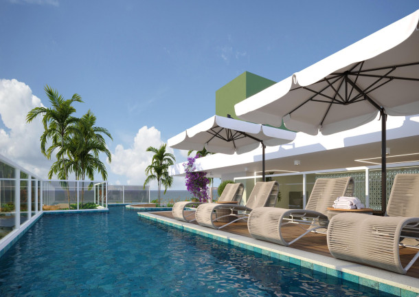 Imagem Apartamento com 1 Quarto à Venda, 19 m² em Praia do Cupe - Ipojuca