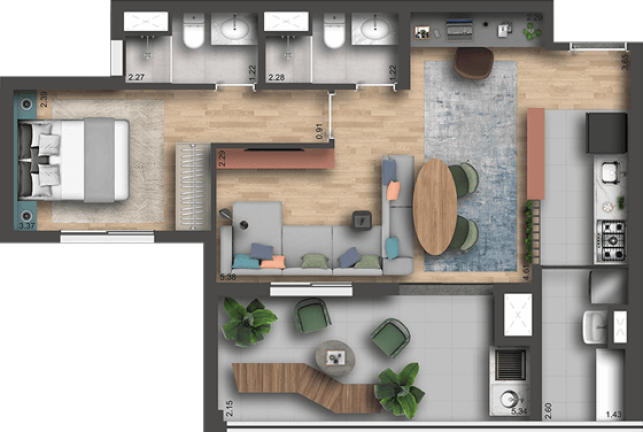 Imagem Apartamento com 2 Quartos à Venda, em Vila Firmiano Pinto - São Paulo Imagem Apartamento com 2 Quartos à Venda, em Vila Firmiano Pinto - São Paulo