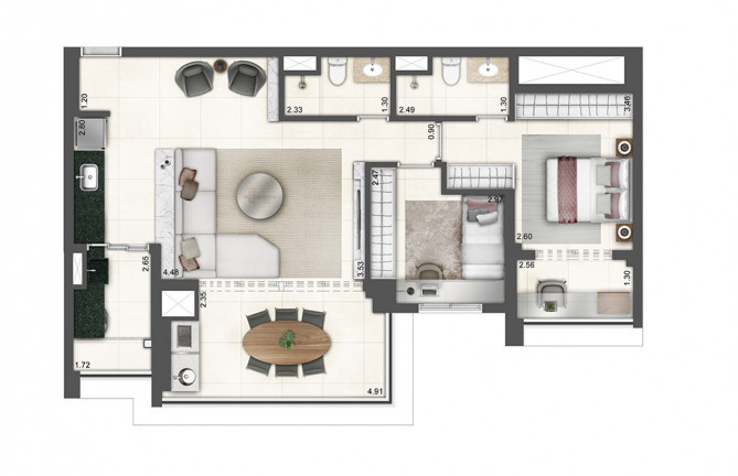 Imagem Apartamento com 3 Quartos à Venda, 84 m² em Jardim Papai Noel - São Paulo