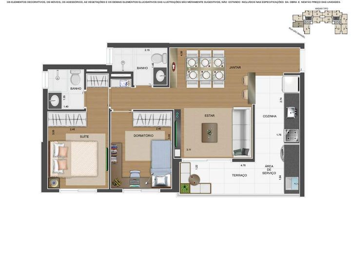 Imagem Apartamento com 2 Quartos à Venda, 50 m² em Centro - Diadema Imagem Apartamento com 2 Quartos à Venda, 50 m² em Centro - Diadema