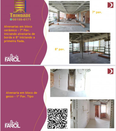 Imagem Apartamento com 3 Quartos à Venda, 109 m² em Ponta do Farol - São Luís Imagem Apartamento com 3 Quartos à Venda, 109 m² em Ponta do Farol - São Luís