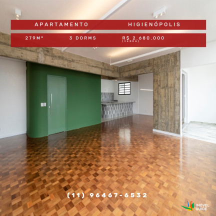 Imagem Apartamento com 3 Quartos à Venda, em Higienópolis - São Paulo Imagem Apartamento com 3 Quartos à Venda, em Higienópolis - São Paulo