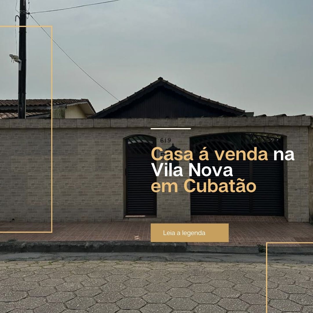 Casa com 3 Quartos à Venda, 164 m²em Vila Nova - Cubatão