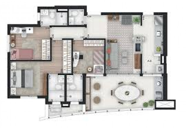 Imagem Apartamento com 3 Quartos à Venda, 80 m² em Vila Osasco - Osasco