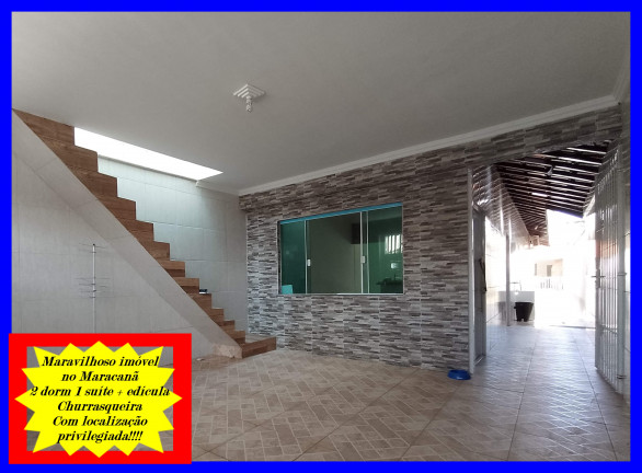 Casa com 2 Quartos à Venda, 101 m² em Maracanã - Praia Grande