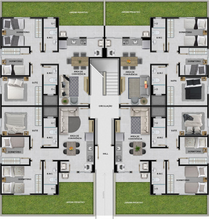 Imagem Apartamento com 2 Quartos à Venda, em Mina União - Criciúma Imagem Apartamento com 2 Quartos à Venda, em Mina União - Criciúma
