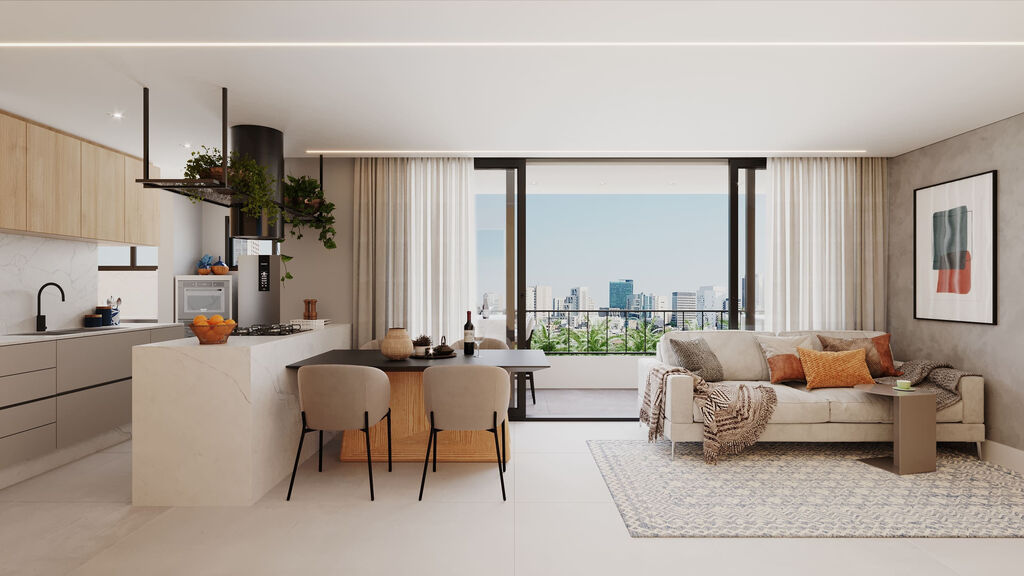 Imagem Apartamento com 2 Quartos à Venda, 92 m²em Cabral - Curitiba