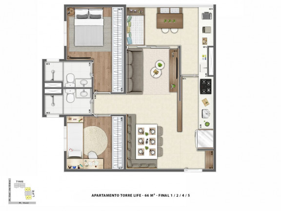 Imagem Apartamento com 2 Quartos à Venda, 67 m² em Saúde - São Paulo
