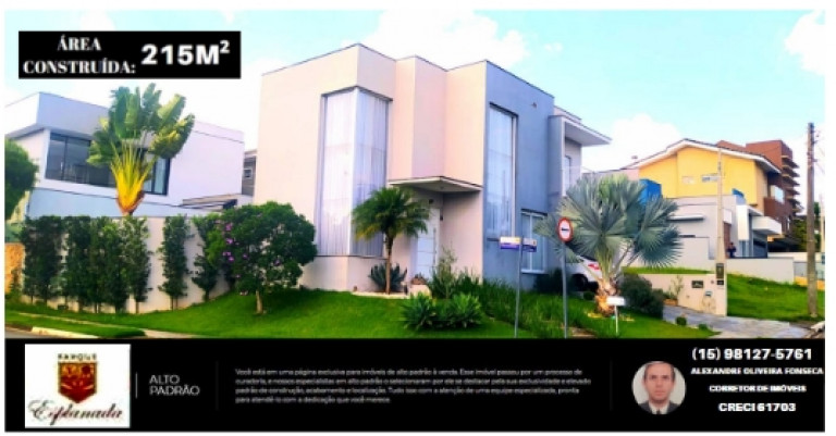 Casa de Condomínio com 3 Quartos à Venda, 215 m² em Parque Esplanada - Votorantim
