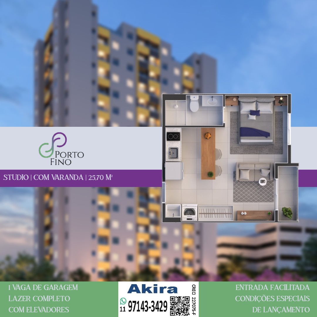 Imagem Apartamento com 1 Quarto à Venda, 25 m² em Mogi Moderno - Mogi das Cruzes Imagem Apartamento com 1 Quarto à Venda, 25 m² em Mogi Moderno - Mogi das Cruzes