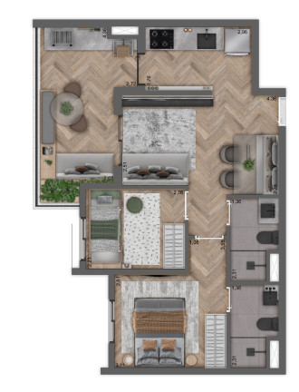 Imagem Apartamento com 3 Quartos à Venda, 69 m² em Butantã - São Paulo