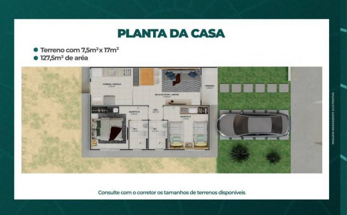 Imagem Casa de Condomínio com 2 Quartos à Venda, 46 m² em Antônio Cassimiro - Petrolina Imagem Casa de Condomínio com 2 Quartos à Venda, 46 m² em Antônio Cassimiro - Petrolina