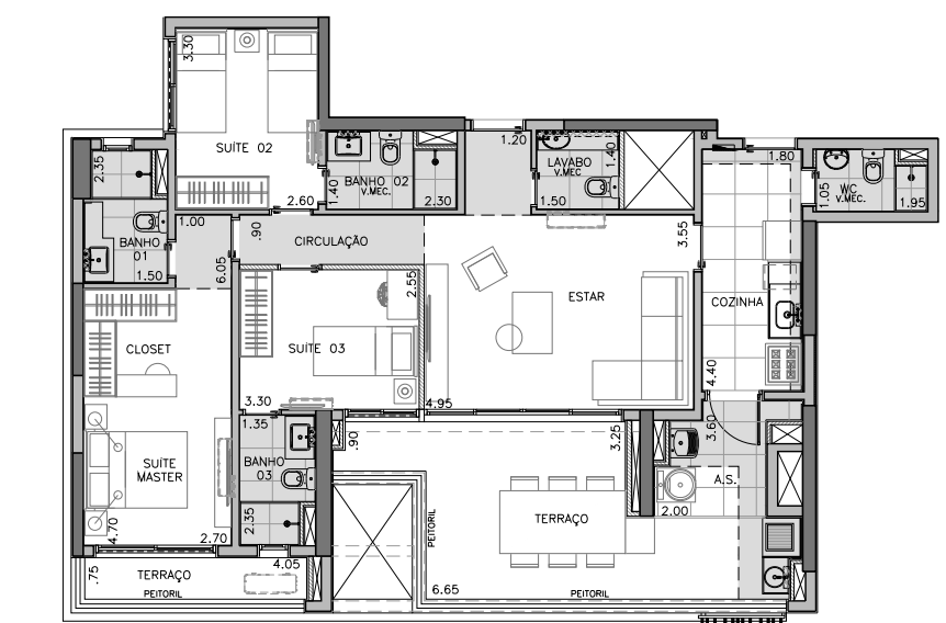 Imagem Apartamento com 3 Quartos à Venda, 123 m²em Jardim das Acácias - São Paulo