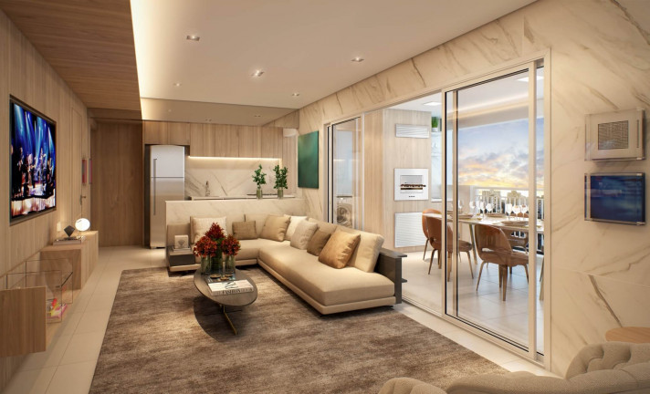 Imagem Apartamento com 4 Quartos à Venda, 136 m² em Vila Anastácio - São Paulo