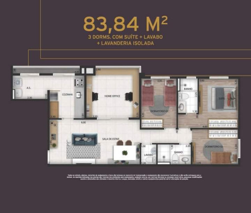 Imagem Apartamento com 3 Quartos à Venda, em Centro - Diadema Imagem Apartamento com 3 Quartos à Venda, em Centro - Diadema