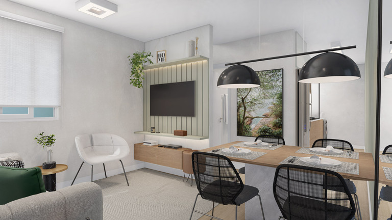 Imagem Apartamento com 2 Quartos à Venda, 44 m² em Residencial Cosmos - Campinas