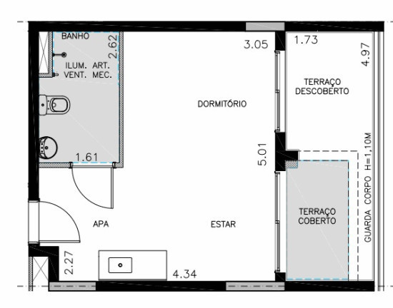 Imagem Apartamento com 1 Quarto à Venda, em Indianópolis - São Paulo Imagem Apartamento com 1 Quarto à Venda, em Indianópolis - São Paulo